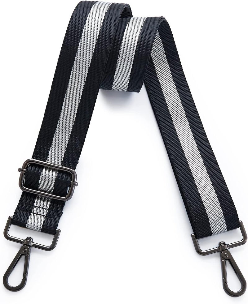 S-Jacorry Purse Strap Replacement Crossbody Wide Shoulder Strap Adjustable Canvas Straps Handbag Strap Replacement Belts - Image 1